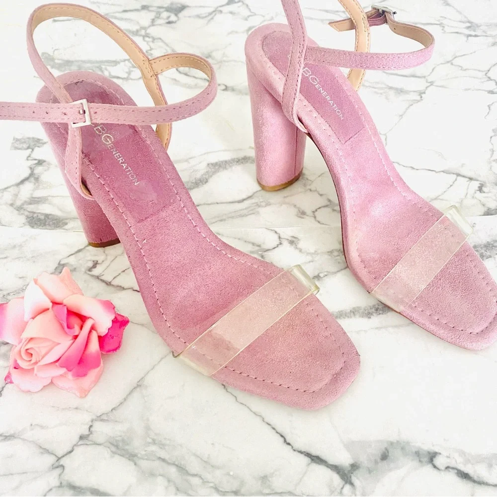 💕Pretty Purple PVC Heels SZ 8.5 - Picture 12 of 13